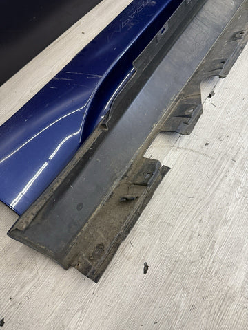 06-10 BMW E63 E64 M6 Side Skirts Rocker Panels Interlagos Blue OEM