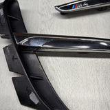 2014–2020 BMW M4 F82 F83 Left Right Fender Side Vent Grills OEM Chrome