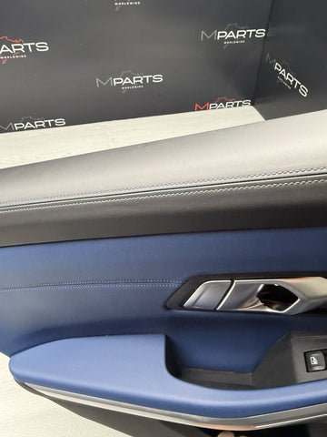 BMW 21-26 G80 M3 Sedan Rear Left Driver Side Door Panel Fjords Blue