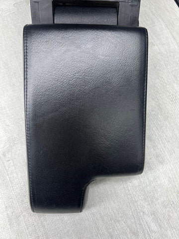 94-99 BMW E36 M3 Center Console Armrest Arm Rest Black Leather