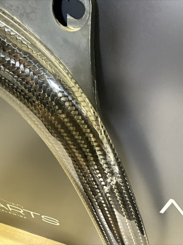 15-20 BMW F80 F82 F83 M3 M4 Carbon Fiber Strut Braces Bar OEM *Broken Tabs*