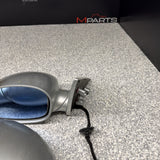 01-06 BMW E46 M3 Side View Door Mirrors Pair Titan Silver *Notes*