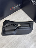 96-02 BMW Z3M Front Passenger Right Door Card Panel Cover Trim Leather Black