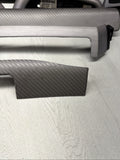 01-06 BMW E46 M3 Convertible Interior Armrests Trim Set Brushed Aluminum *Notes*