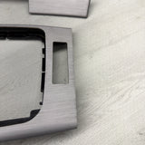 01-06 BMW E46 M3 Convertible Interior Armrests Trim Set Brushed Aluminum *Notes*