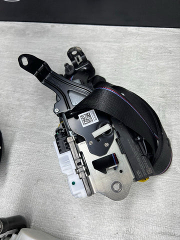 18-23 BMW F97 X3M Front & Rear Seat Belts Set OEM