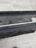 01-06 BMW E46 M3 Rocker Panel Side Skirts OEM Carbon Black *Scratches*