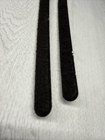 01-06 BMW E46 M3 Coupe Front A Pillar Strips Covers Trims Black Original OEM Set