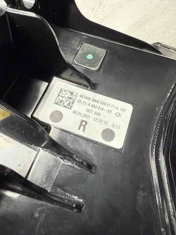 BMW 21-23 5 Series M5 G30 LCI Right Passenger OEM Taillight Tail Light *Water