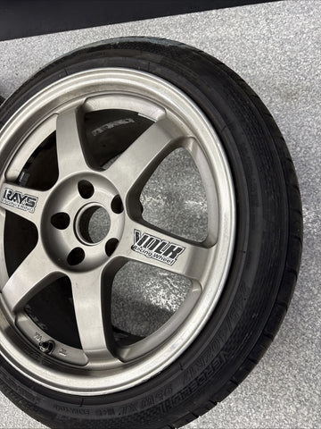 17x8.5 17x10.5 VOLK RACING TE37 WHEELS RIMS HONDA CIVIC EG EK S2000