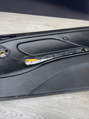 01-06 BMW E46 M3 PASSENGER RIGHT SIDE DOOR PANEL CARD BLACK OEM