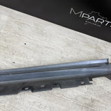 BMW F10 11-16 Left Side Skirt Rocker Panel Molding  USED OEM Space Gray