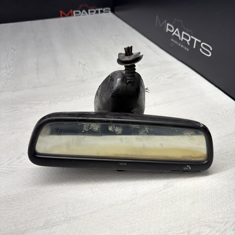 01-06 BMW E46 M3 Rearview Rear View Mirror SOS *Liquid Damage*