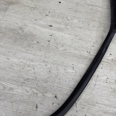 BMW E46 M3 01-06 Left Driver Side Door Weather Strip Seal Black OEM*Rip