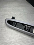 BMW 01-06 E46 M3 Coupe Left Driver Rear Armrest Brushed Aluminum OEM