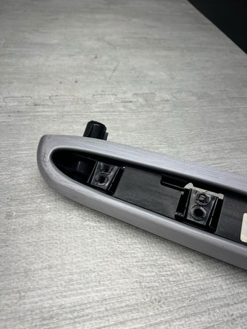 BMW 01-06 E46 M3 Coupe Left Driver Rear Armrest Brushed Aluminum OEM