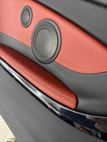 15-20 BMW F82 M4 COUPE REAR LEFT TRIM PANEL CARD MERINO SAKHIR ORANGE