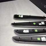 01-06 BMW OEM E46 M3 Coupe Trim Armrest Pads Set Gray Grey 8238622 *Notes*