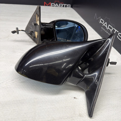 95-99 BMW E36 M3 Coupe Side Mirrors Pair Cosmos Black