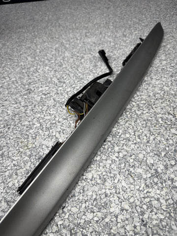 01-06 BMW E46 M3 Coupe Trunk Lid Grip Key Deck Handle Carbon Black *NOTES*