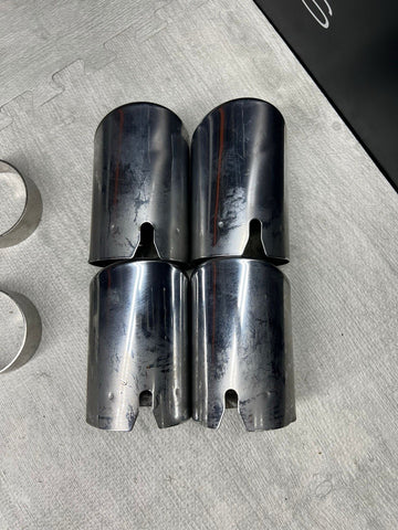 BMW 15-20 F80 F82 F83 F87 M2 M3 M4 Exhaust Tips Chrome 18107853892