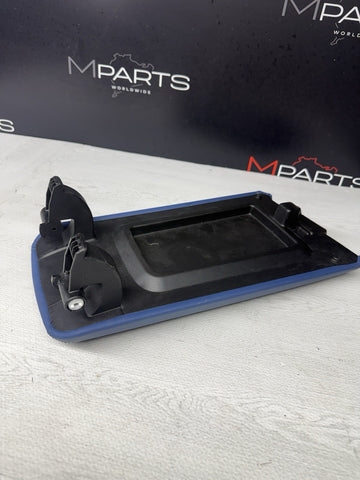 21-26 BMW G80 G82 G83 M3 M4 Center Console Armrest Arm Rest Top Fjords Blue