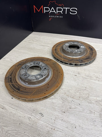 96-99 BMW E36 M3 Z3 FRONT DRILLED & SLOTTED BRAKE DISCS ROTORS