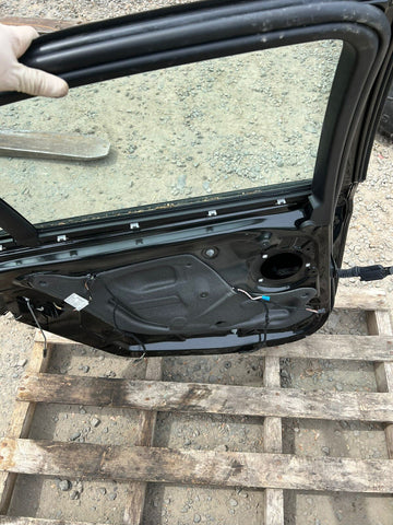 (PICKUP ONLY) 15-18 BMW F30 F80 M3 Black Rear Left Driver Door Shell