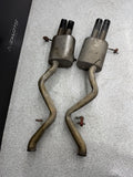BMW 08-13 E90 E92 E93 M3 Dinan Exhaust Muffler Section *Damage