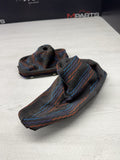 01-06 BMW E46 M3 Shift Knob Shifter & Parking Boots M Rain Hurricane
