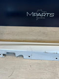 08-13 BMW E92 E93 M3 OEM Left Side Skirt Rocker Panel Mineral White