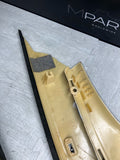 06-10 BMW E60 M5 5 SERIES SEDAN REAR INTERIOR C PILLARS PANELS OEM ALCANTARA