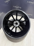 OEM / REFINISHED Lamborghini Urus S Rear Rim Wheel 23" 23x11.5 ET22 Black Yellow