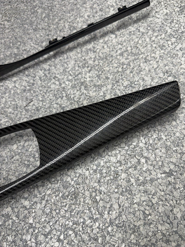 15-20 BMW F80 F82 M3 M4 Carbon Fiber Interior Dash Dashboard Trim Set OEM *Peel