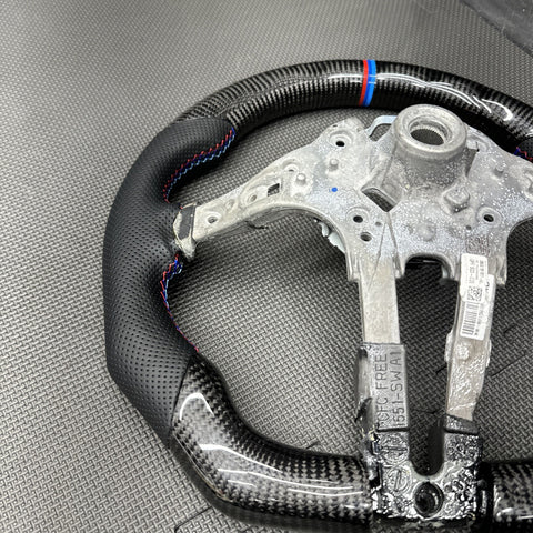 15-20 BMW F80 F82 F83 M3 M4 OHC Carbon fiber Steering Wheel Manual DCT