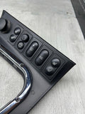 BMW Z3 M Z3M CENTER CONSOLE SHIFTER TRIM W/CHROME RING BLACK