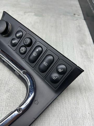 BMW Z3 M Z3M CENTER CONSOLE SHIFTER TRIM W/CHROME RING BLACK