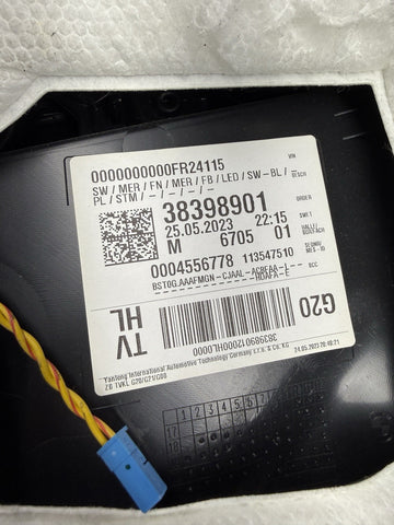 BMW 21-26 G80 M3 Sedan Rear Left Driver Side Door Panel Fjords Blue