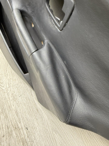 BMW E36 M3 Sedan Right Passenger Rear Black Leather Door Card Panel 51422258036