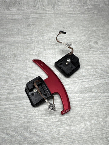 08-14 BMW E90 E92 E93 M3 X5M X6M DCT Steering Wheel Paddle Shifters Levers