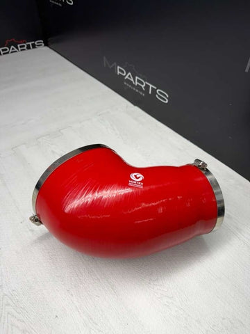 BMW E46 M3 01-06 S54 Intake Elbow Air Channel Duct Pipe Silicone Red VORTEX