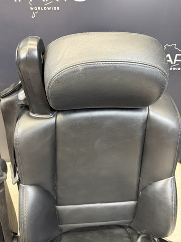 01-06 BMW E46 M3 Convertible Interior Front Heated Seats Black *Notes*