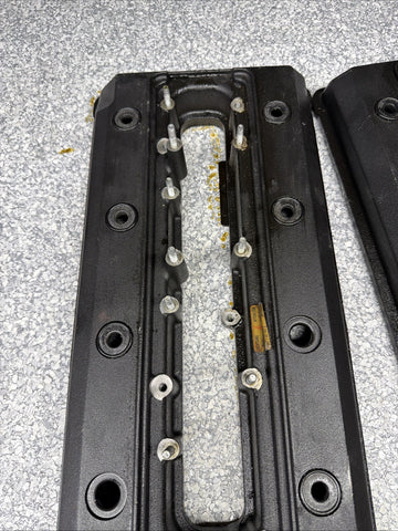 00-03 BMW E39 M5 S62 V8 Engine Valve Covers OEM Left + Right 1406781 1406778