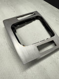 01-06 BMW E46 M3 Convertible Interior Center Shift Shifter Trim Brushed Aluminum