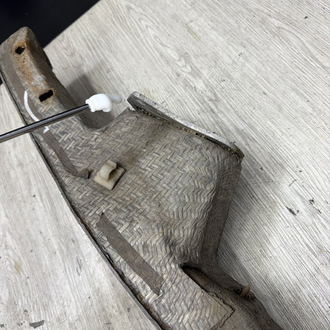 01-06 BMW E46 M3 Front Bumper Rebar Reinforcement Beam *Crack*
