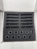 NEW BMW E36 E46 E39 E60 E63 E64 E90 E92 E93 Lug Bolts Stud Kit Steel Set Black