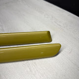 BMW E46 M3 01-06 Rear Left & Right Exterior Trim Molding Set Phoenix Yellow OEM