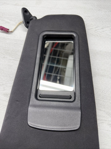 08-13 OEM BMW E92 328 335 M3 Coupe Right Passenger Sun Visor Black Felt