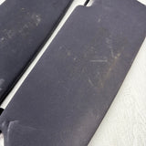 BMW E46 M3 01-06 Coupe Set Left Right Sun Visor Shade Black Pair OEM *Notes*