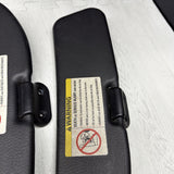 98-02 BMW Z3 M Z3M CONVERTIBLE PANELS SUN VISORS BLACK